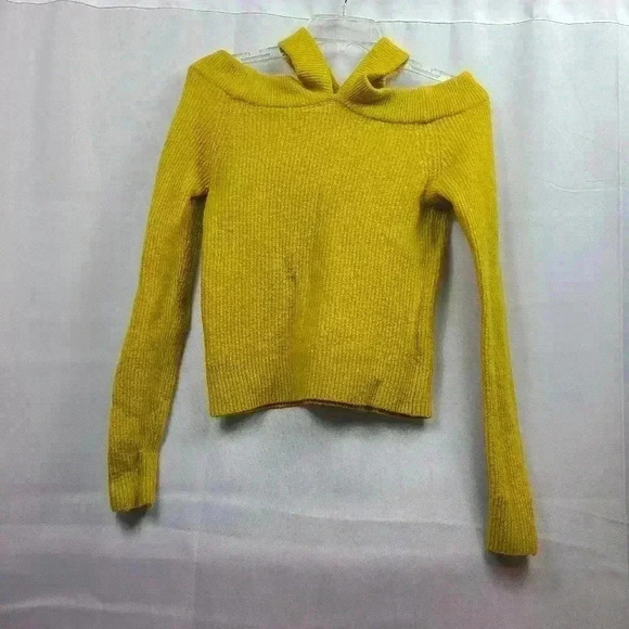 Moth by Anthropologie Yellow Wool Sweater Women's XS - Picture 1 of 2